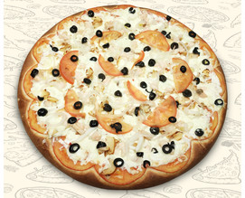 Пицца Морская Царевна 40см Традиционное