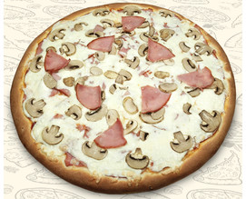 Пицца Ветчина-Грибы 40см